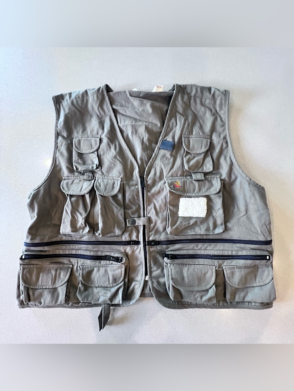 Multi-Pocket Utility Vest Olive Green XXXL Black Hawk Easy Drifter Fishing Hike